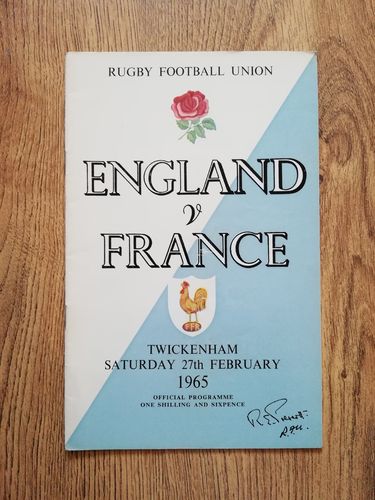 England v France 1965