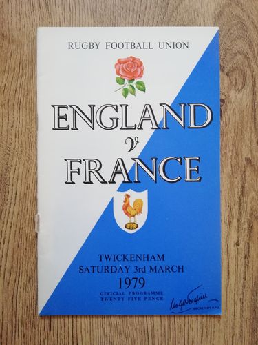 England v France 1979