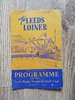 Leeds v Dewsbury Sept 1960 Yorkshire Cup Rugby League Programme