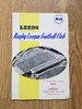 Leeds v Keighley Aug 1963 Rugby League Programme
