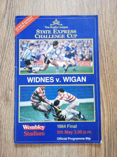 Widnes v Wigan 1984 Challenge Cup Final