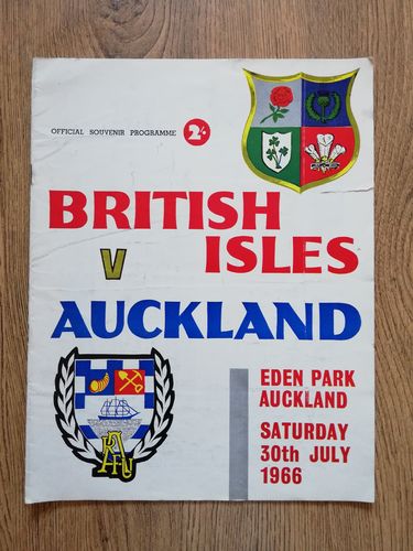 Auckland v British Lions 1966