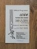 Leigh v St Helens Sept 1962 Rugby League Programme