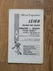 Swinton v Widnes Mar 1963 Challenge Cup Rugby League Programme