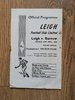 Leigh v Barrow Apr 1963 Rugby League Programme