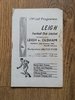 Leigh v Oldham Dec 1963 Rugby League Programme