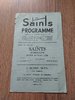 St Helens v Wigan Mar 1956 Rugby League Programme