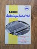 Leeds v Bramley Feb 1965 Challenge Cup Rugby League Programme