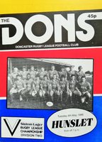 Doncaster (The Dons) Rugby League Programmes