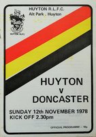 Huyton Rugby League Programmes