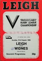 Leigh Rugby League Programmes