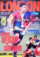 London Broncos / Crusaders Rugby League Programmes