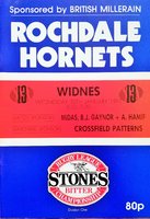 Rochdale Hornets Rugby League Programmes