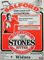 Salford Rugby League Programmes