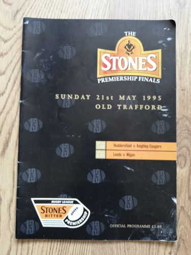 Leeds v Wigan \ Huddersfield v Keighley 1995 Finals Rugby League Programme