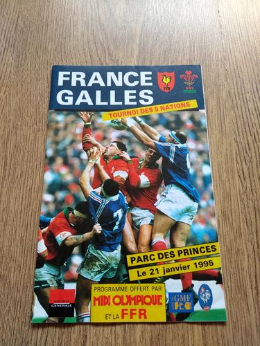 France v Wales 1995