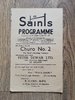 St Helens v Warrington Jan 1960 Rugby League Programme
