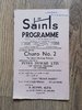 St Helens v Wakefield Feb 1960 Challenge Cup Rugby League Programme