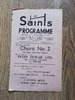 St Helens v Workington Nov 1960 Rugby League Programme