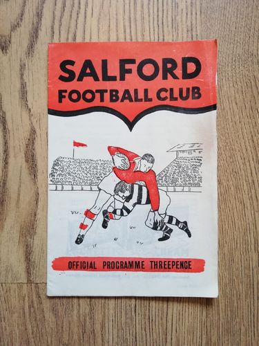 Salford v Bramley Feb 1964 Rugby League Programme