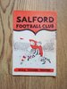 Salford v Doncaster Apr 1964 Rugby League Programme