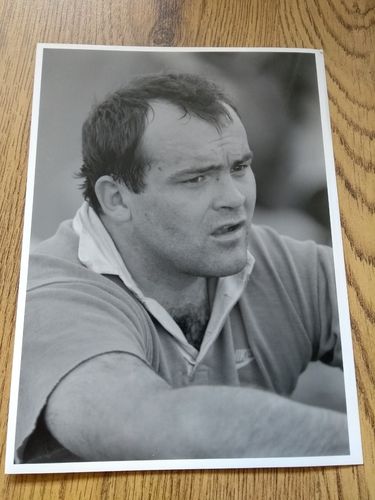 John Hall -  England Original Rugby Press Photograph