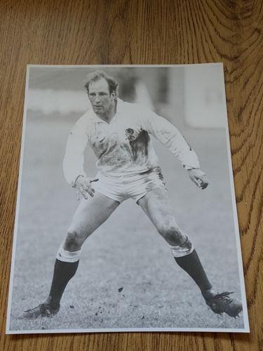 Dusty Hare - England Rugby Original Press Photograph