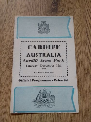Cardiff v Australia 1957