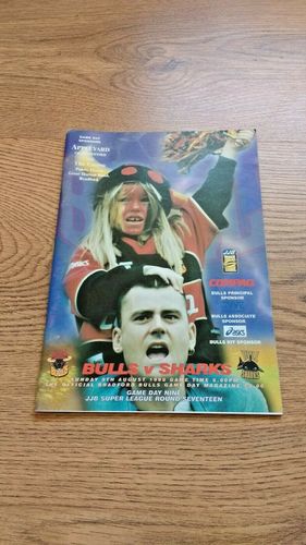 Bradford Bulls v Hull Sharks Aug 1998 Rugby League Programme