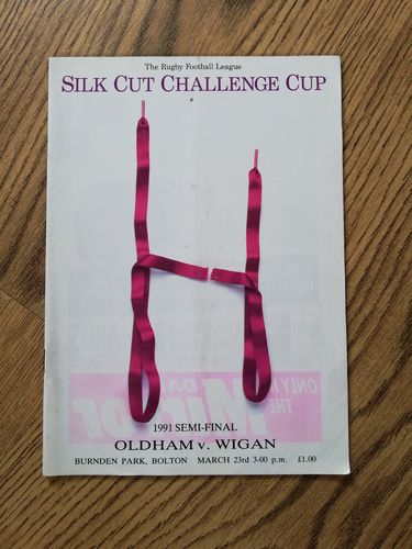 Oldham v Wigan Mar 1991 Challenge Cup Semi-Final