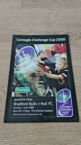 Bradford Bulls v Hull June 2008 Challenge Cup Quarter-Final RL Programme
