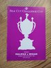 Halifax v Wigan Feb 1993 Challenge Cup Rugby League Programme