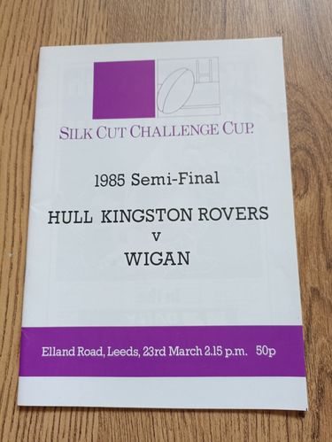 Hull KR v Wigan Mar 1985 Challenge Cup Semi-Final
