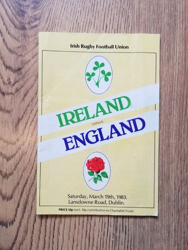 Ireland v England 1983