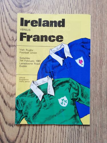 Ireland v France 1981