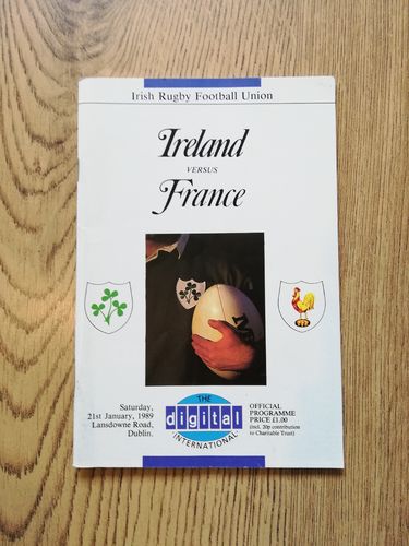 Ireland v France 1989
