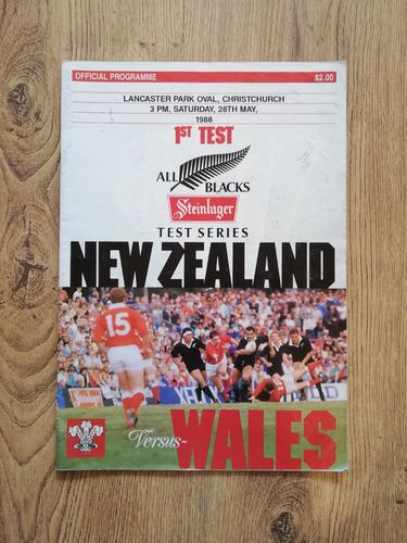 New Zealand v Wales 1st Test 1988