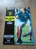 Wellington v France June 1989 Rugby Programme
