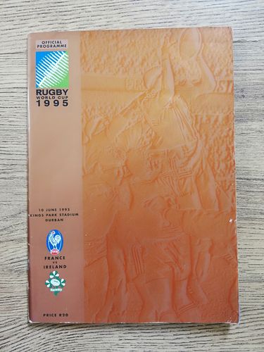 France v Ireland Rugby World Cup Quarter Final 1995