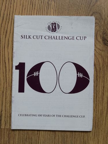 Skirlaugh v Queens (Leeds) Dec 1996 Challenge Cup Rugby League Programme