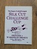 Swinton v Wakefield Jan 1990 Challenge Cup Rugby League Programme