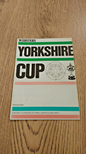 Doncaster v Batley Aug 1981 Yorkshire Cup Rugby League Programme