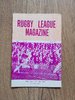 'Rugby League Magazine' Volume 3 Number 27 April 1968