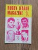 'Rugby League Magazine' Volume 3 Number 32 April 1969