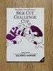 Salford v Swinton Jan 1988 Challenge Cup Rugby League Programme