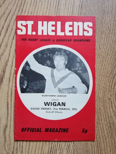 St Helens v Wigan Mar 1972