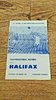 Featherstone Rovers v Halifax Mar 1969 Rugby League Programme