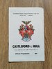 Castleford v Hull Dec 1968 Rugby League Programme