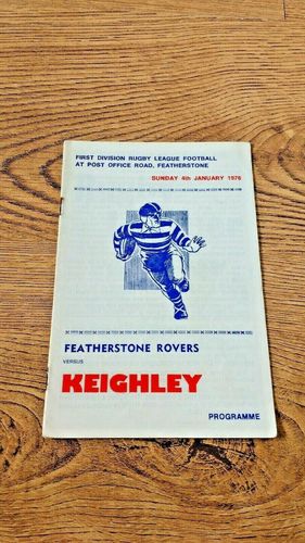 Featherstone Rovers v Keighley Jan 1976 Rugby League Programme