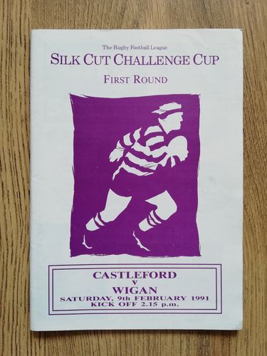 Castleford v Wigan Feb 1991 Challenge Cup